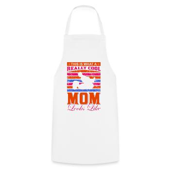 Richtig cooles Mama-Shirt – Geschenkidee - Kochschürze - Weiß - Vorne - AI Model Male 185 dark (185cm)