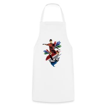 Paises Bajos - Netherlands - Flags - Cooking Apron - white - Front - AI Model Male 185 dark (185cm)