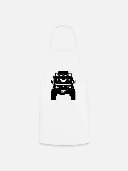 geländewagen - Kochschürze - Weiß