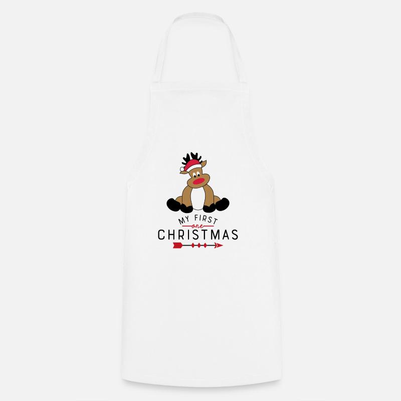 Christmas - Cooking Apron - white