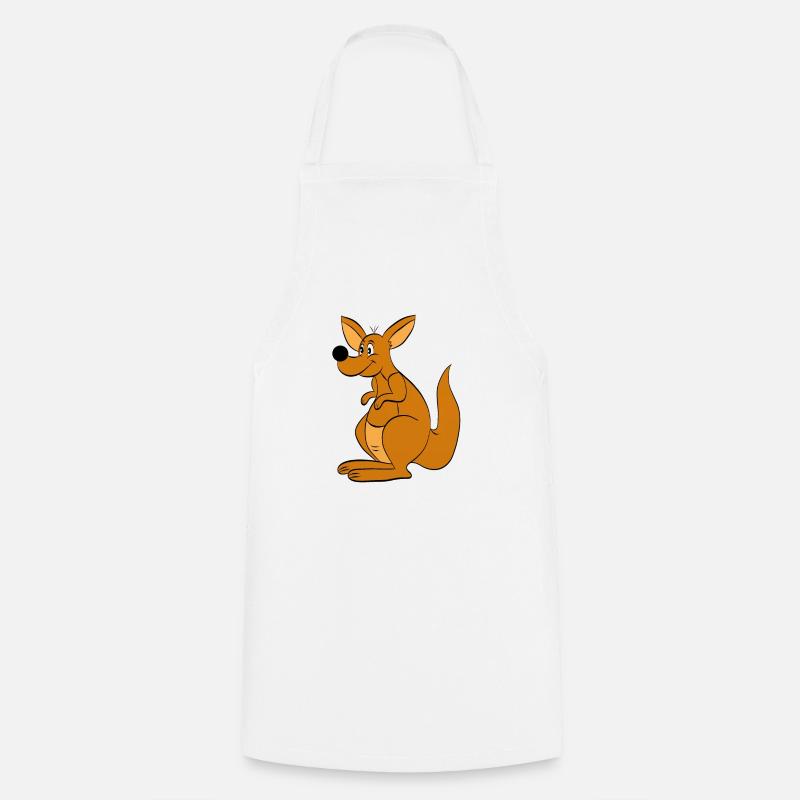 Kangaroo kangaroo - Cooking Apron - white