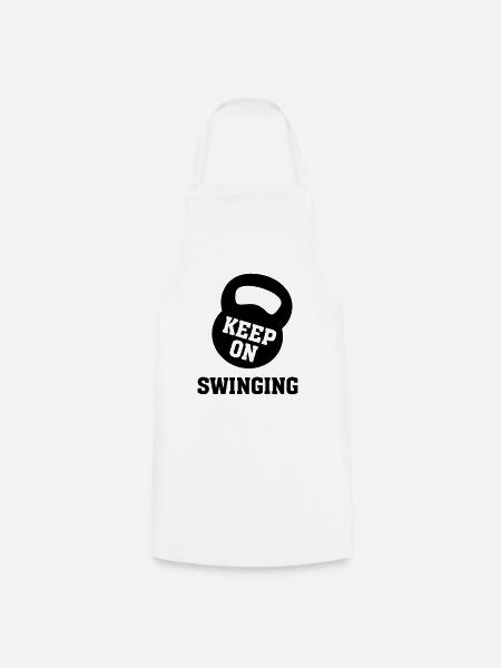 Keep On Swinging? - Kochschürze - Weiß