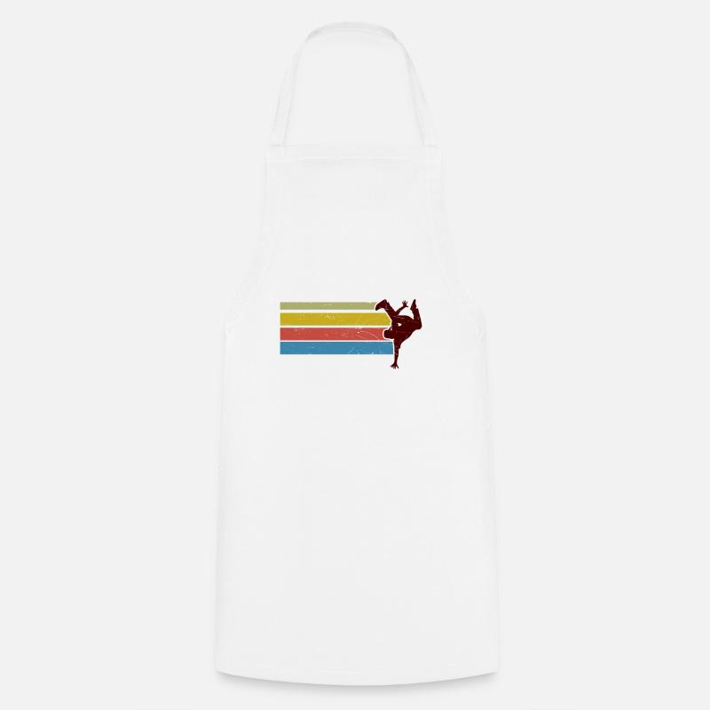 break dancing - Cooking Apron - white