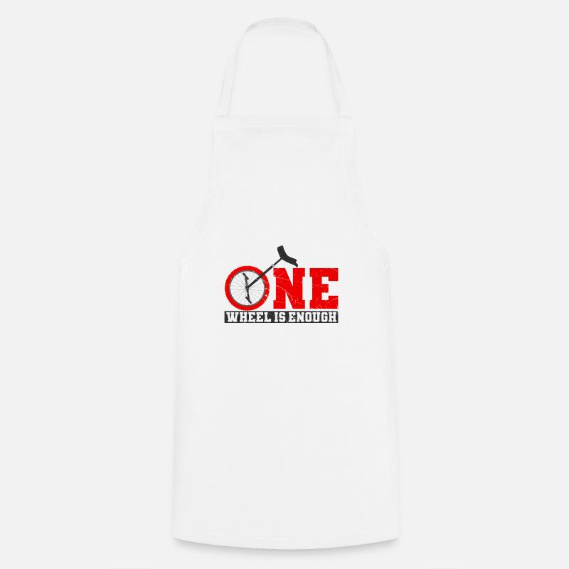 monocycle - Tablier de cuisine - blanc