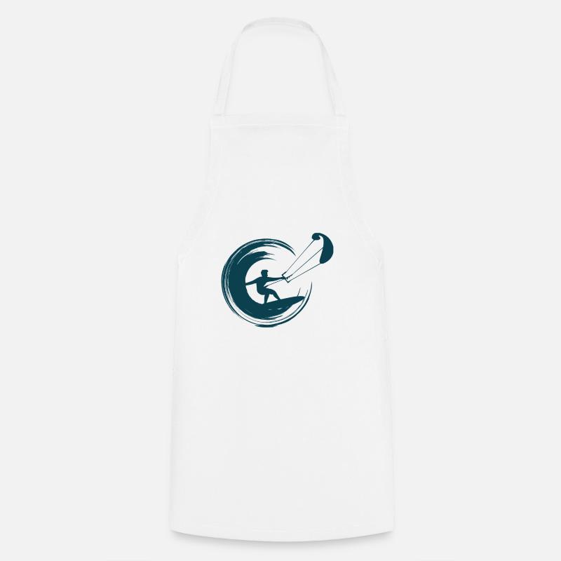 kitesurfer - Cooking Apron - white