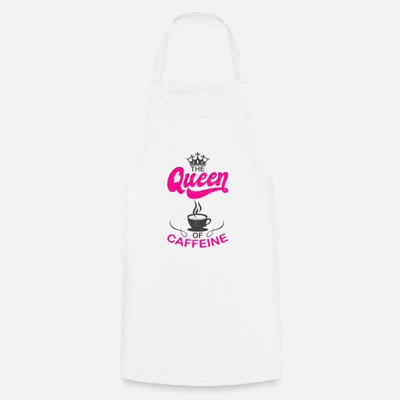 coffee - Cooking Apron - white