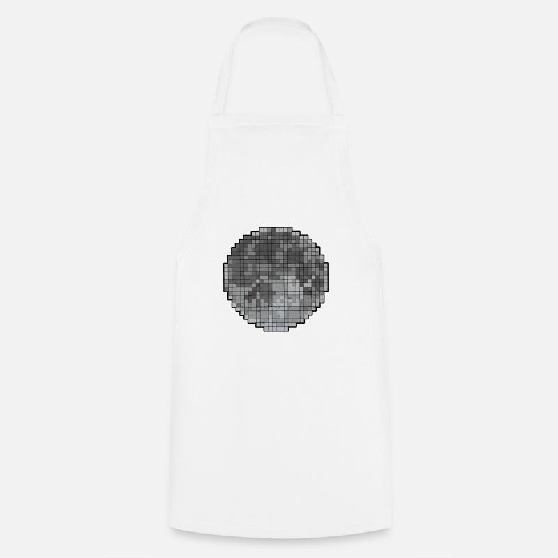 Lune - Tablier de cuisine - blanc