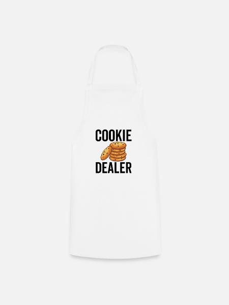 Cookie-Händler - Kochschürze - Weiß