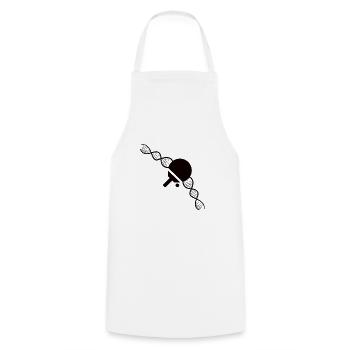 Table tennis players Table tennis bats Table tennis - Cooking Apron - white - Front - AI Model Male 185 dark (185cm)