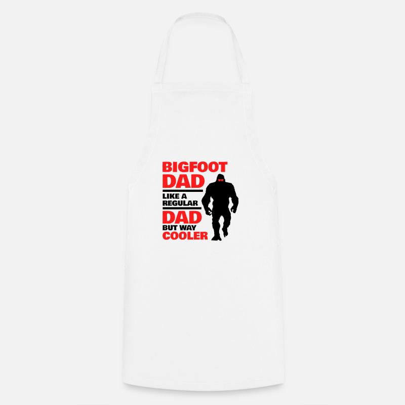 Bigfoot dad - Cooking Apron - white