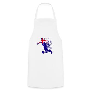 National team Australia Football World Cup - Cooking Apron - white - Front - AI Model Male 185 dark (185cm)