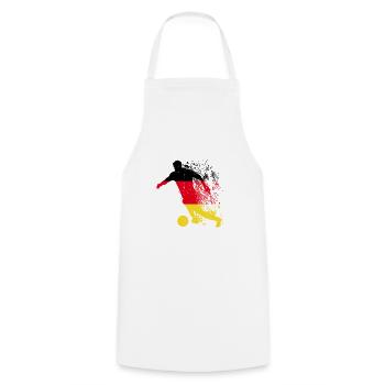 National Team Germany Football World Cup - Cooking Apron - white - Front - AI Model Male 185 dark (185cm)