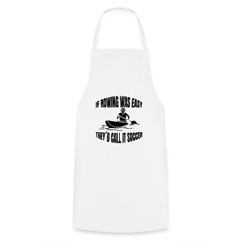 Rower Rowing funny rower saying rowing club - Cooking Apron - white - Front - AI Model Male 185 dark (185cm)