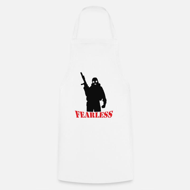 Fearless - Cooking Apron - white