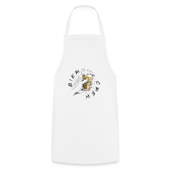 Bier Crew Vatertag Männertag Herrentag - Kochschürze - Weiß - Vorne - AI Model Male 185 dark (185cm)