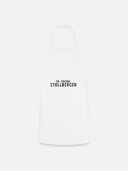 Ein Original Stollberger - Kochschürze - Weiß