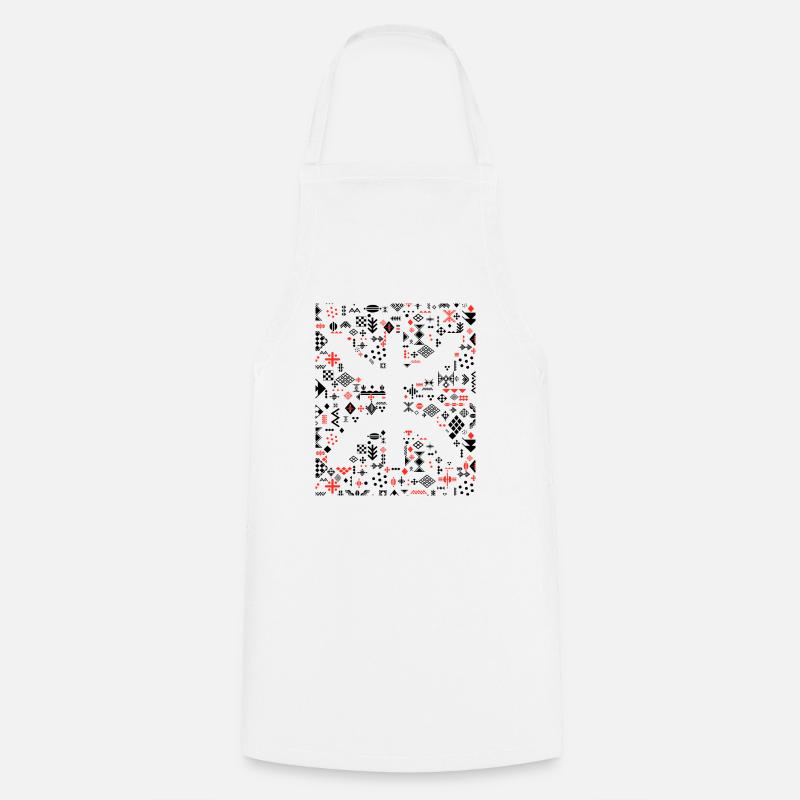 AMAZIGH BERBERE KABYLE MOTIF KABYLE - Forklæde - hvid