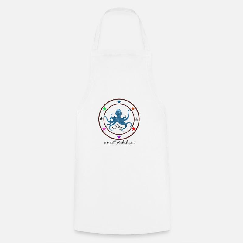 K-pop 5-star - Tablier de cuisine - blanc