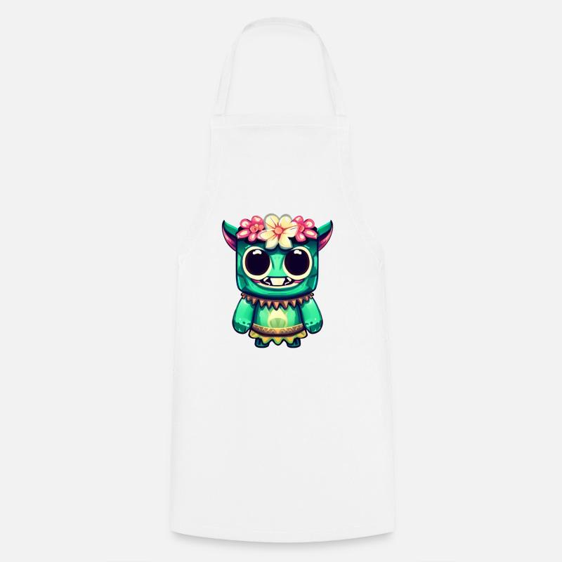 Kiddy Tikki Hawaii - Cooking Apron - white
