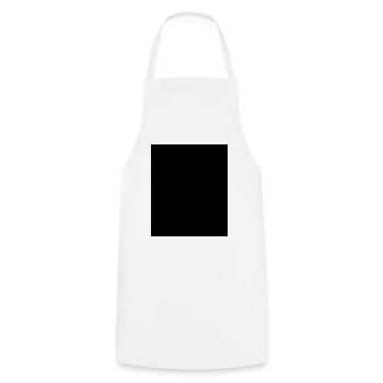 BLACK Bar Black Censored - Cooking Apron - white - Front - AI Model Male 185 dark (185cm)