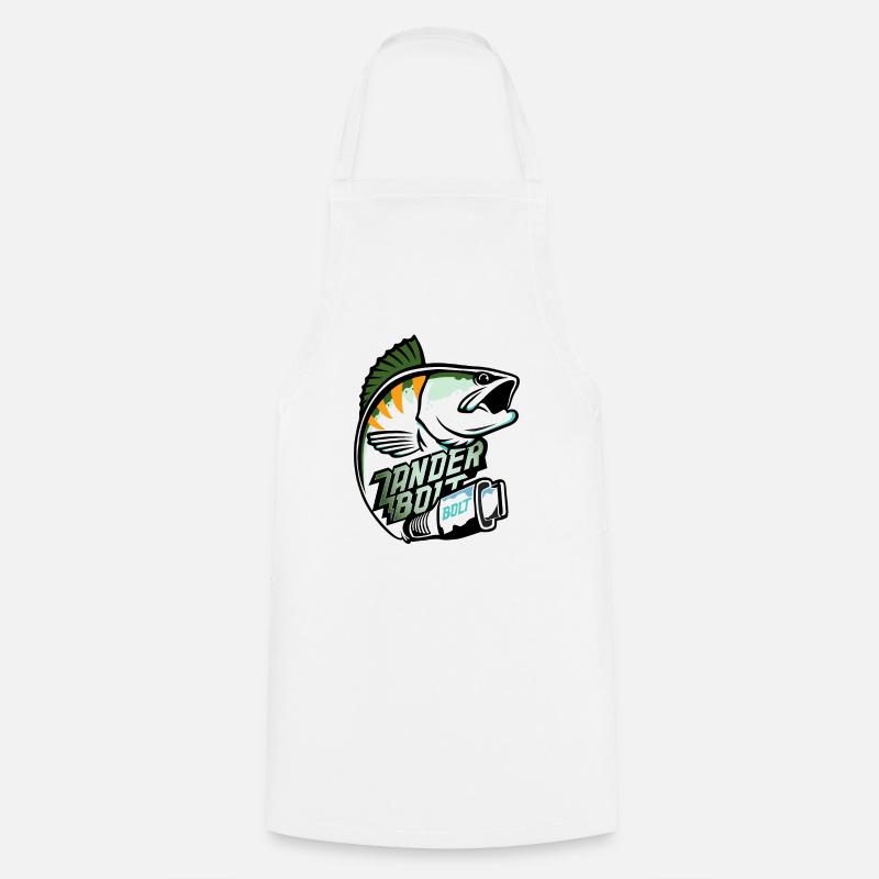 Zander Bolt Logo Design Couleur - Tablier de cuisine - blanc