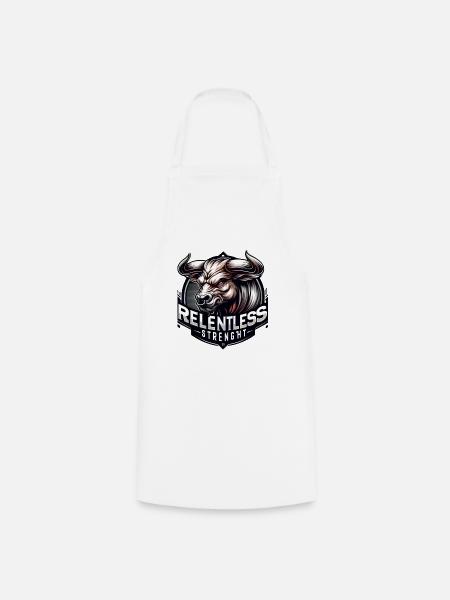Relentless Strength - Kochschürze - Weiß
