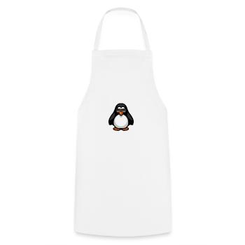 Pinguin mit Sonnenbrille lustiger Pinguin Tierliebhaber - Kochschürze - Weiß - Vorne - AI Model Male 185 dark (185cm)