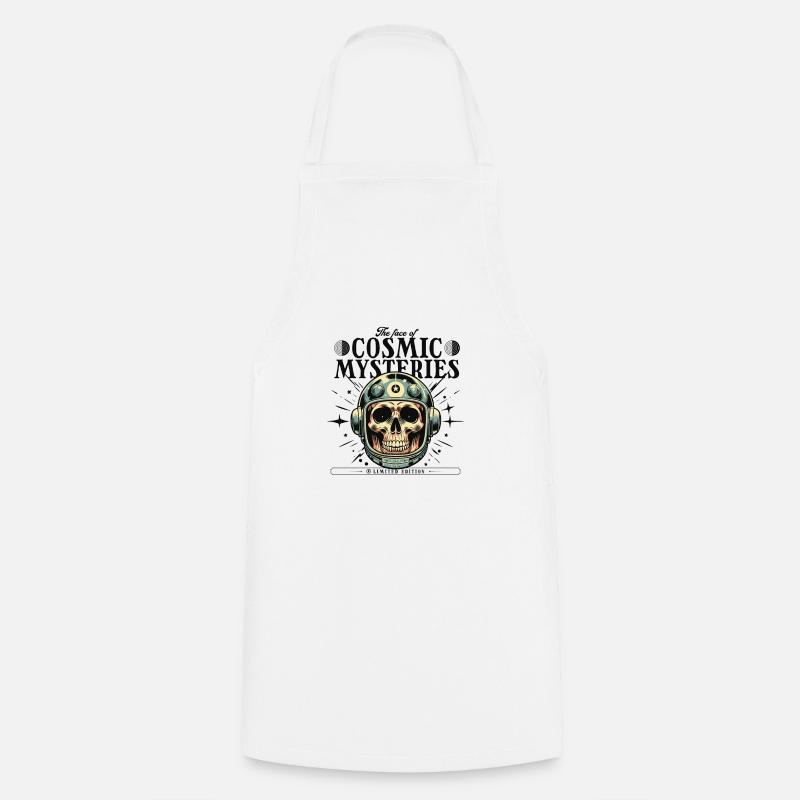 Skull Astronaut - Kochschürze - Weiß
