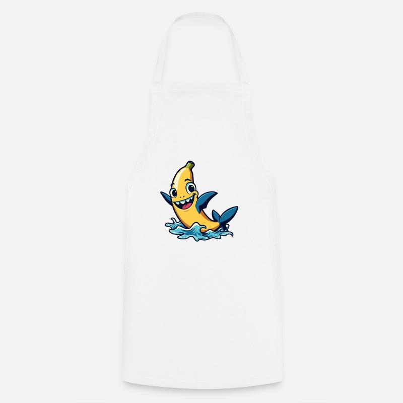 REQUIN BANANE - Tablier de cuisine - blanc