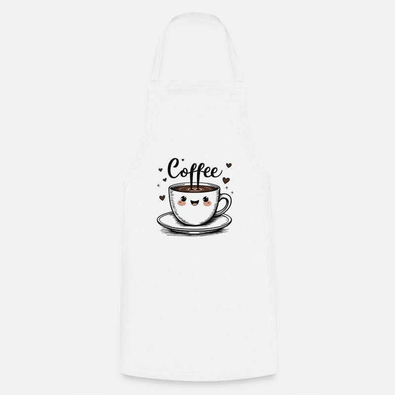 CAFÉ MIGNON - Tablier de cuisine - blanc