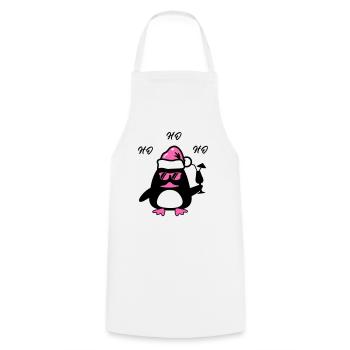 Noël du canard de plage - Tablier de cuisine - blanc - Devant - AI Model Male 185 dark (185cm)