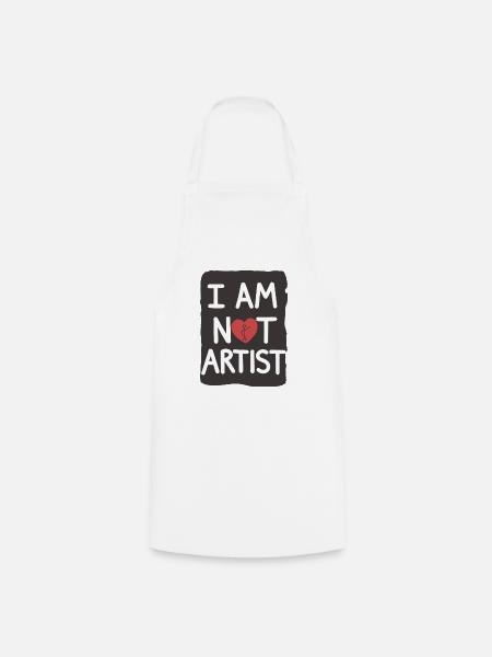 KUNST-STATEMENT - Kochschürze - Weiß