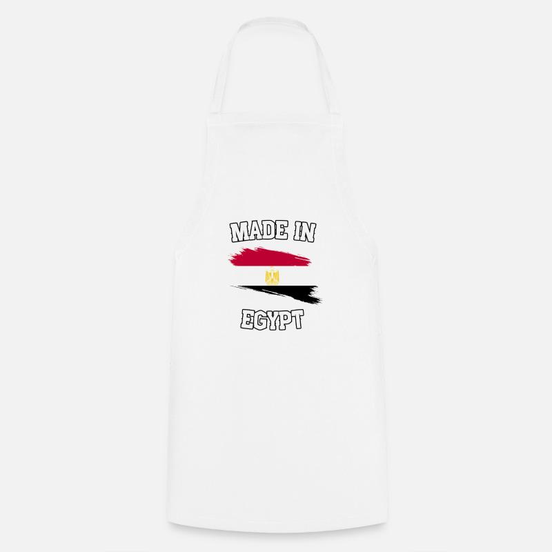 Made in Egypt - Cooking Apron - white