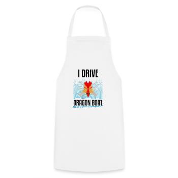Dragon Boat Racing Design for Dragon Boating - Cooking Apron - white - Front - AI Model Male 185 dark (185cm)
