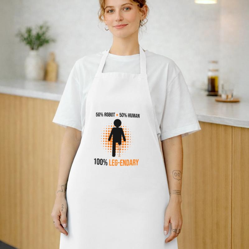 Conception de prothèses de jambe et prothèses de jambe Tablier de cuisine