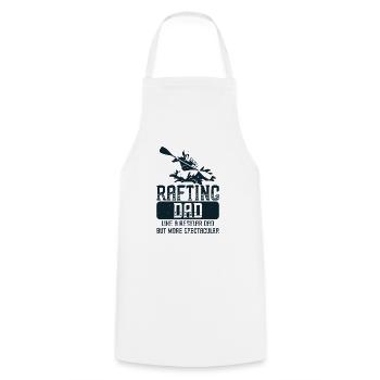 River Rafting - Cooking Apron - white - Front - AI Model Male 185 dark (185cm)