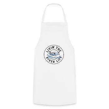 River Rafting - Cooking Apron - white - Front - AI Model Male 185 dark (185cm)