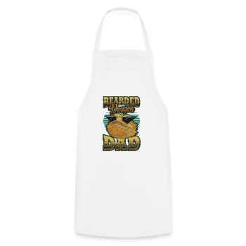 Best Bearded Dragon Dad Ever - Cooking Apron - white - Front - AI Model Male 185 dark (185cm)