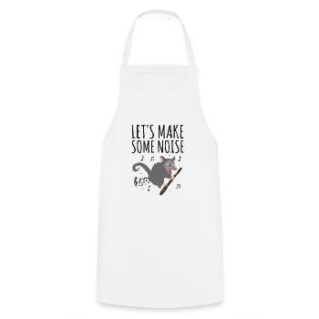 Bassoon Wind Instrument Design for Bassoonist - Cooking Apron - white - Front - AI Model Male 185 dark (185cm)