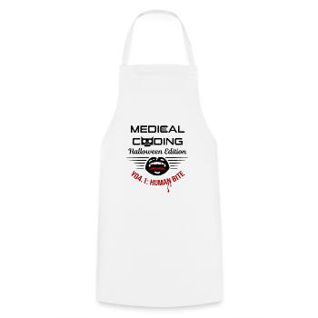 Halloween Medicine Coder Medical - Tablier de cuisine - blanc - Devant - AI Model Male 185 dark (185cm)