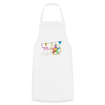 Cambodge Khmer Nouvel An Choul Chnam I Cadeau - Tablier de cuisine - blanc - Devant - AI Model Male 185 dark (185cm)