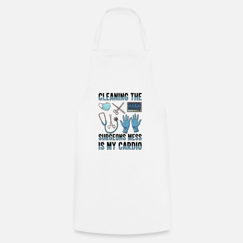 Scrub Tech Surgical Technician Surgical Technologist - Cooking Apron - white