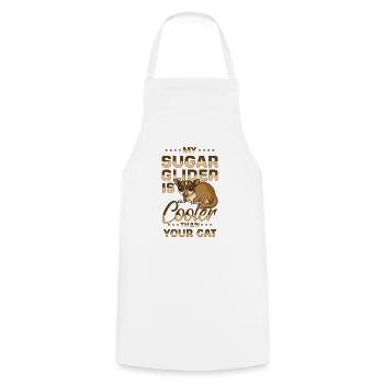 Australia Marsupial Wildlife Animal Lover Sugar - Cooking Apron - white - Front - AI Model Male 185 dark (185cm)