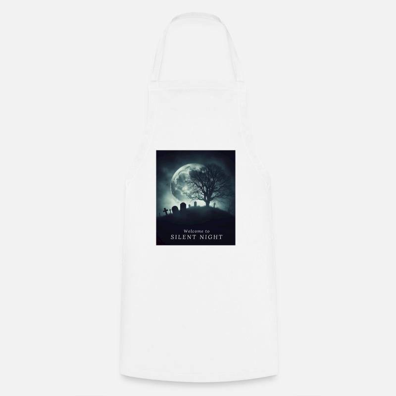 Welcome to Silent Night - Cooking Apron - white