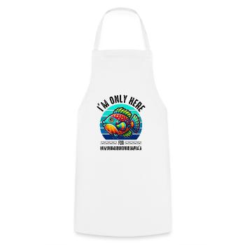 Humuhumunukunukuapua'a Reef Hawaiian triggerfish - Cooking Apron - white - Front - AI Model Male 185 dark (185cm)