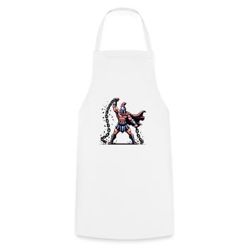 Julius Caesar Roman History Roman Empire - Cooking Apron - white - Front - AI Model Male 185 dark (185cm)