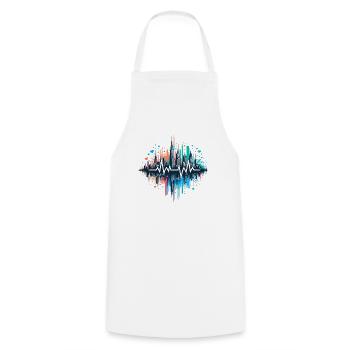 Poetry Slam Writer Poet Literature Slam Poetry Day - Cooking Apron - white - Front - AI Model Male 185 dark (185cm)