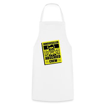 Bachelor Party Crew Bachelor Party - Cooking Apron - white - Front - AI Model Male 185 dark (185cm)