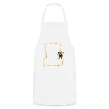 Concours de mots Spelling Bee Champion - Tablier de cuisine - blanc - Devant - AI Model Male 185 dark (185cm)