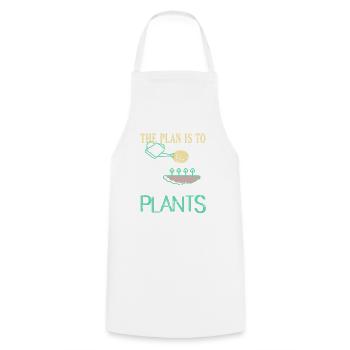 Le plan est d’avoir plus de plantes devis - Tablier de cuisine - blanc - Devant - AI Model Male 185 dark (185cm)